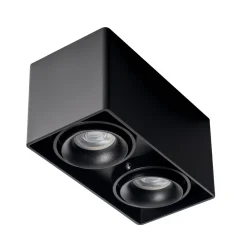 Oprawa LED FASHION 2 ED G2-GU10 BlackIP20 (03368B) - ZARlight