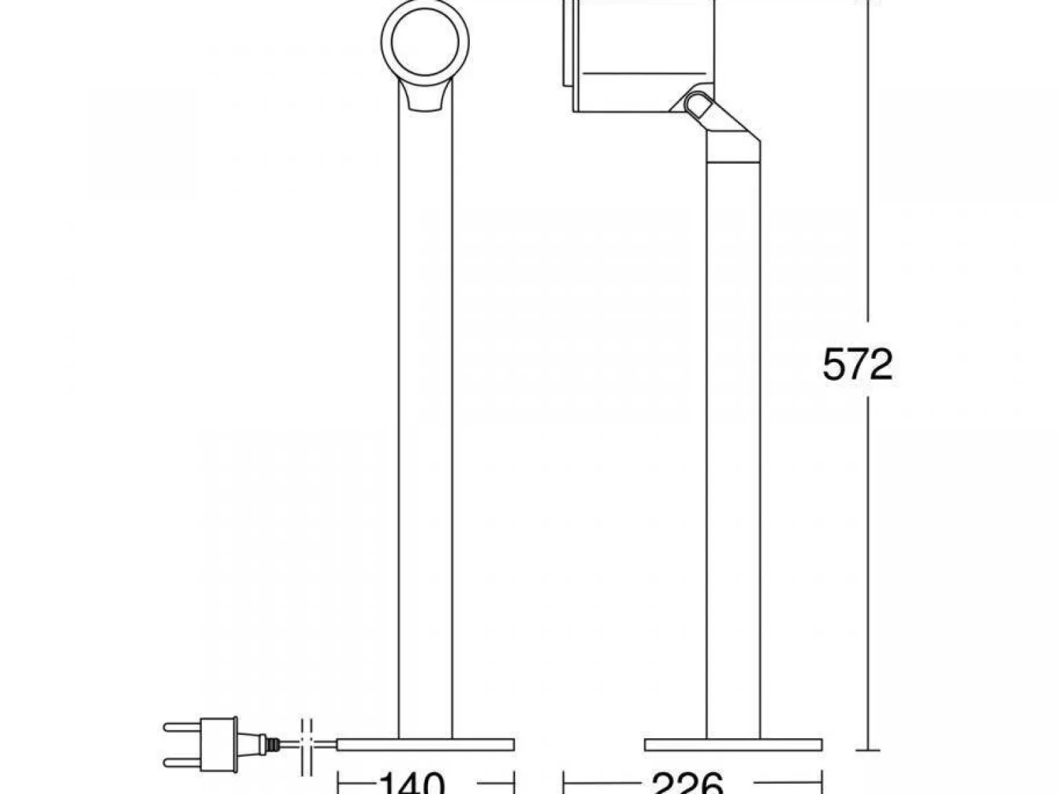 Oprawa LED 7.86W Steinel Spot WAY Nightautomatic antracyt (ST058678) - STEINEL