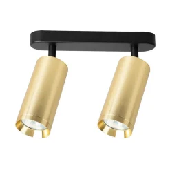 Oprawa Mica Spot Złoty 2xGU10 (ML1146) - Milagro