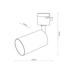 Oprawa na system szynowy TRACER biała (6896) - TK Lighting