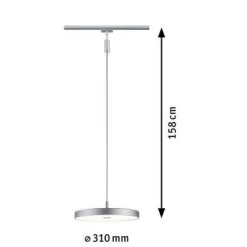 Oprawa na szynoprzewód URail HILDOR LED DIM 3000K chrom matowy (PL96790) - PAULMANN