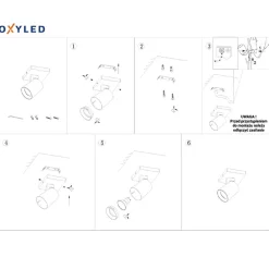 Oprawa natynkowa CROSTI DAIME (455330) - Loonari