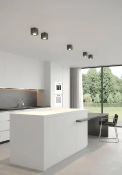 Oprawa natynkowa ETHAN Nordlux GU10 LED:10W,Traditional:50W Aluminium Czarny mat