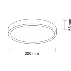 Oprawa natynkowa NOMI (biały) (7752) - Shilo
