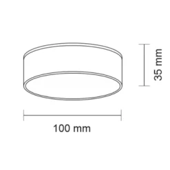 Oprawa natynkowa TOTTORI IL (biały) (7724) - Shilo