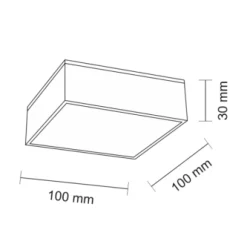 Oprawa natynkowa TOTTORI IL (biały) (7725) - Shilo