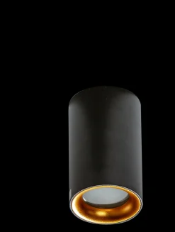 Oprawa natynkowa zewnętrzna EIGER IP54 Czarny/Złoty (AZ4261) - AZzardo