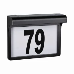 Oprawa numeryczna solarna DAYTON LED 3000K IP44 czarny (PL95388) - PAULMANN