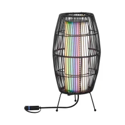 Oprawa ogrodowa Plug & Shine KOSZ BOHO 400mm SH Zigbee 3.2W RGBW IP44 24V czarny / metal (PL94754) - PAULMANN