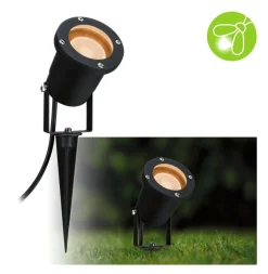 Oprawa ogrodowa wbijana GOLDLIGHT LED 4.3W 220lm 2200K IP65 230V czarna metal (PL94731) - PAULMANN