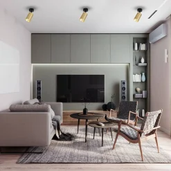 Oprawa Pipe Spot Złoty 1xGU10 (ML1158) - Milagro