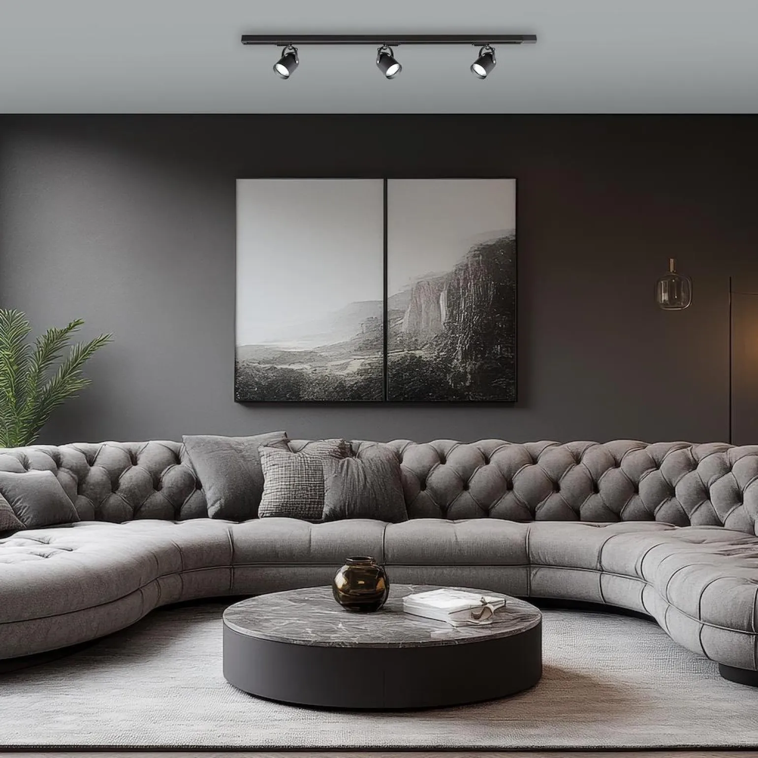 Oprawa Quber Track Czarny 1xE27 (ML2274) - Milagro