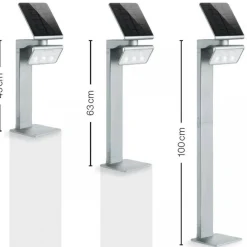 Oprawa solarna LED 1,2W Steinel XSolar GL-S z czujnikiem antracyt (ST085681) - STEINEL