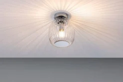 Oprawa sufitowa łazienkowa RUYA E14 max.20W IP44 230V chrom / szkło (PL71141) - PAULMANN