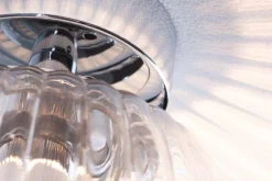 Oprawa sufitowa łazienkowa RUYA E14 max.20W IP44 230V chrom / szkło (PL71141) - PAULMANN