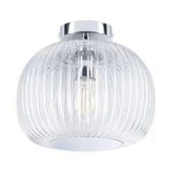 Oprawa sufitowa łazienkowa RUYA E27 max.60W IP44 230V chrom / szkło (PL71142) - PAULMANN