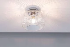 Oprawa sufitowa łazienkowa RUYA E27 max.60W IP44 230V chrom / szkło (PL71142) - PAULMANN