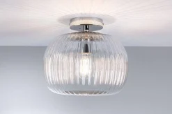 Oprawa sufitowa łazienkowa RUYA E27 max.60W IP44 230V chrom / szkło (PL71142) - PAULMANN