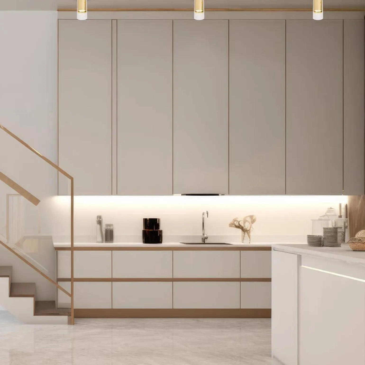 Oprawa sufitowa Ricky Downlight złota (ML0688) - Milagro