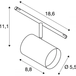 Oprawa Tenseo noblo do niskonapięciowego systemu linkowego (1002694) - SLV