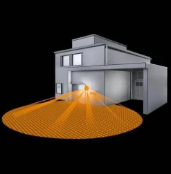 Oprawa 60W Steinel L 400 S z czujnikiem czarna (ST611019) - STEINEL