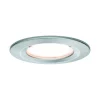 Oprawa wbudowana Nova Coin LED 1x6,5W 2700K 230V Żelazo Szczotkowane/Aluminium (PL93457) - PAULMANN