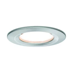 Oprawa wbudowana Nova Coin LED 1x6,5W 2700K 230V Żelazo Szczotkowane/Aluminium (PL93457) - PAULMANN