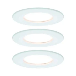 Oprawa wbudowana Nova Coin LED 3-st ściemnianie 3x6,5W 2700K 230V Biały Mat/Aluminium (PL93496) - PAULMANN