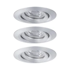 Oprawa wbudowana Nova mini Coin okrągła ruchoma LED 3x4W 310lm Aluminium (PL94297) - PAULMANN