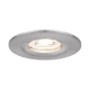Oprawa wbudowana Nova mini Coin okrągła IP44 LED 1x4W 310lm Żelazo Szczotkowane/Aluminium (PL94300) - PAULMANN
