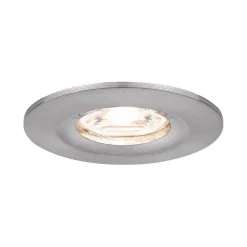 Oprawa wbudowana Nova mini Coin okrągła IP44 LED 1x4W 310lm Żelazo Szczotkowane/Aluminium (PL94300) - PAULMANN
