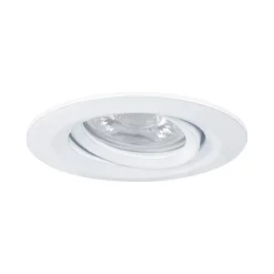 Oprawa wbudowana Nova mini Coin okrągła ruchoma LED 1x4W 310lm Biały Mat/Aluminium (PL94292) - PAULMANN