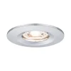 Oprawa wbudowana Nova mini Coin okrągła IP44 LED 1x4W 310lm Chrom/Aluminium (PL94302) - PAULMANN