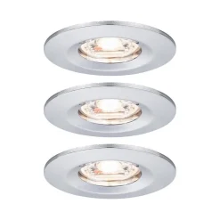 Oprawa wbudowana Nova mini Coin okrągła IP44 LED 3x4W 310lm Chrom/Aluminium (PL94303) - PAULMANN