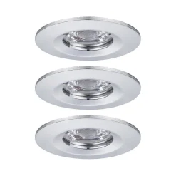 Oprawa wbudowana Nova mini Coin okrągła IP44 LED 3x4W 310lm Chrom/Aluminium (PL94303) - PAULMANN
