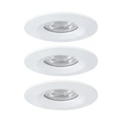 Oprawa wbudowana Nova mini Coin okrągła IP44 LED 3x4W 310lm Biały Mat/Aluminium (PL94299) - PAULMANN