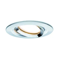Oprawa wbudowana Nova Plus Coin IP65 ściemniana ruchoma LED 1x6,8W 633lm 2700K Chrom/Aluminium (PL93683) - PAULMANN