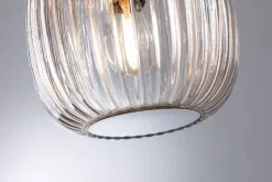 Oprawa wisząca łazienkowa RUYA E14 max.20W IP44 230V chrom / szkło (PL71143) - PAULMANN