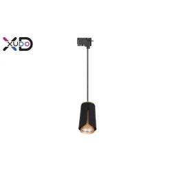 Oprawa wisząca szyna 1-faza GU10 czar+zł (XD-IK254B) - Xudo
