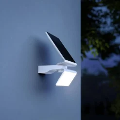 Oprawa zewnętrzna z czujnikiem ruchu i zmierzchu XSOLAR L-S ONE biała (ST081997) - STEINEL