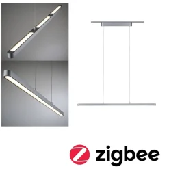 Oprawa zwieszna LENTO URail Zigbee 42W ściemnialna 230V chrom mat (PL95578) - PAULMANN