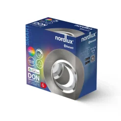 Oprawy podtynkowe DonSmart Nordlux LED Tworzywo sztuczne Szczotkowany nikiel