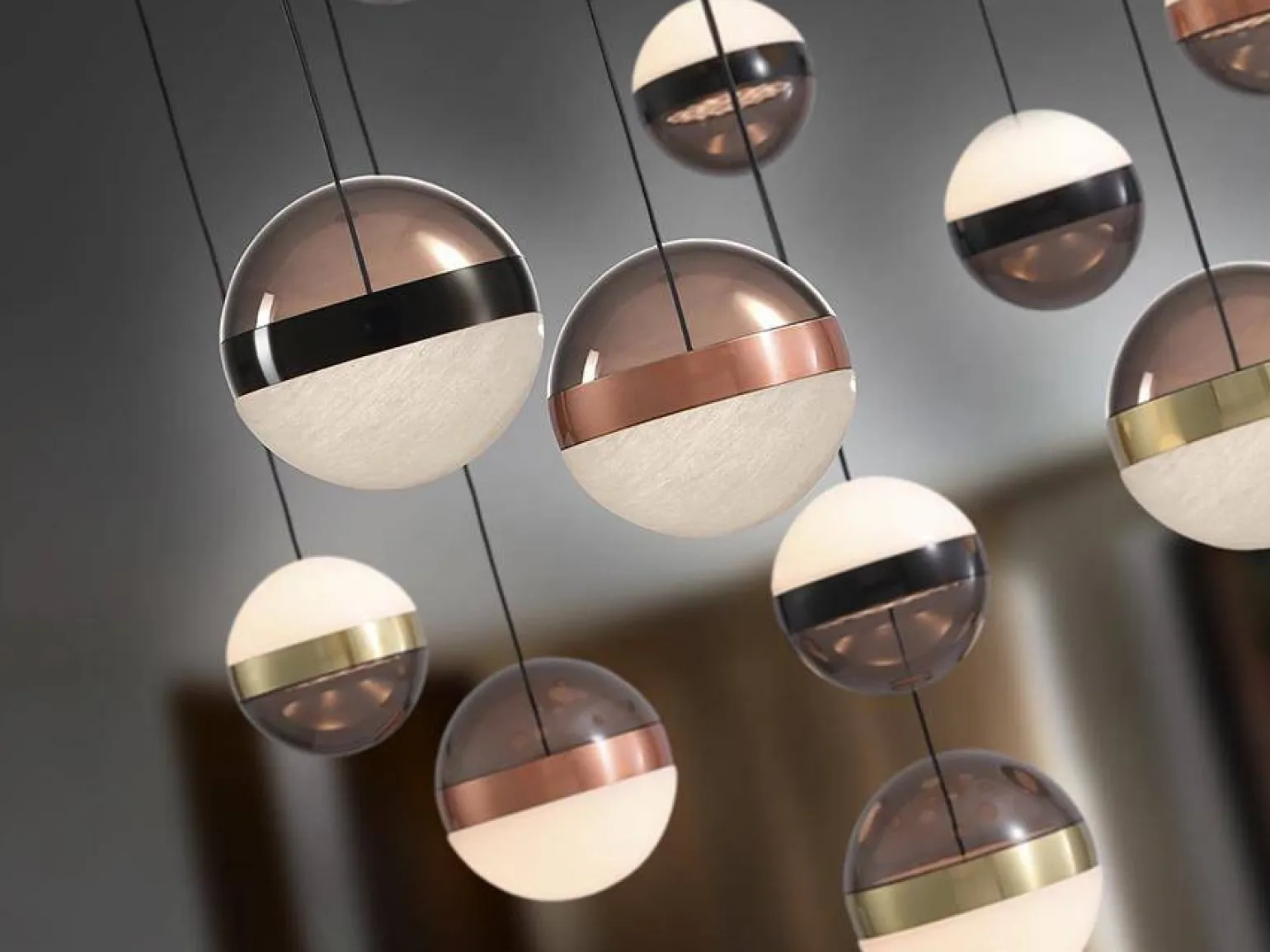 Orbes lampa wisząca 13L (276092) - Schuller