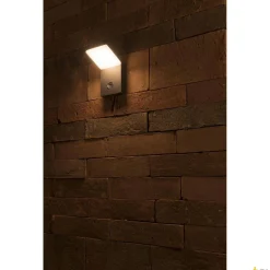 ORDI, lampa ścienna outdoor, LED, 3000K, antracyt, z czujnikiem (232915) - SLV