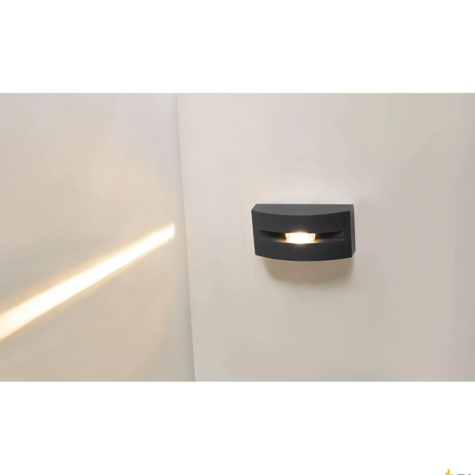 OUT-BEAM FRAME CW, zewnętrzna lampa sufitowa natynkowa i ścienna LED, kolor antracyt, 3000 K (1003518) - SLV