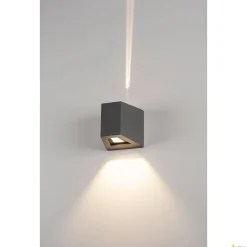 OUT-BEAM, lampa ścienna outdoor, LED, 3000K, beam up/flood down, antracytowa (229665) - SLV