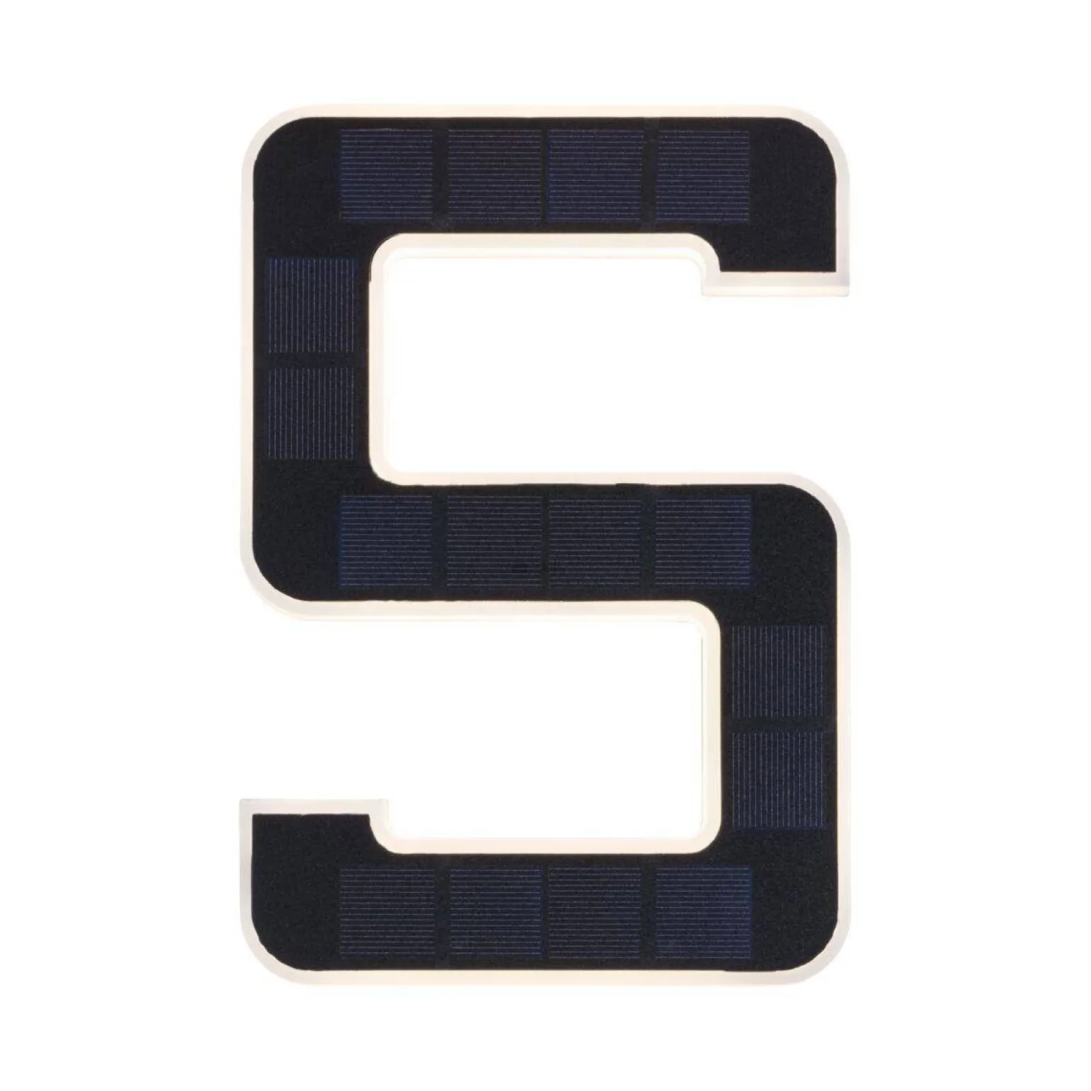 Outdoor Solar numer domu 5 3000K IP44 Wymienny akumulator (PL79846) - PAULMANN