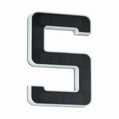 Outdoor Solar numer domu 5 3000K IP44 Wymienny akumulator (PL79846) - PAULMANN