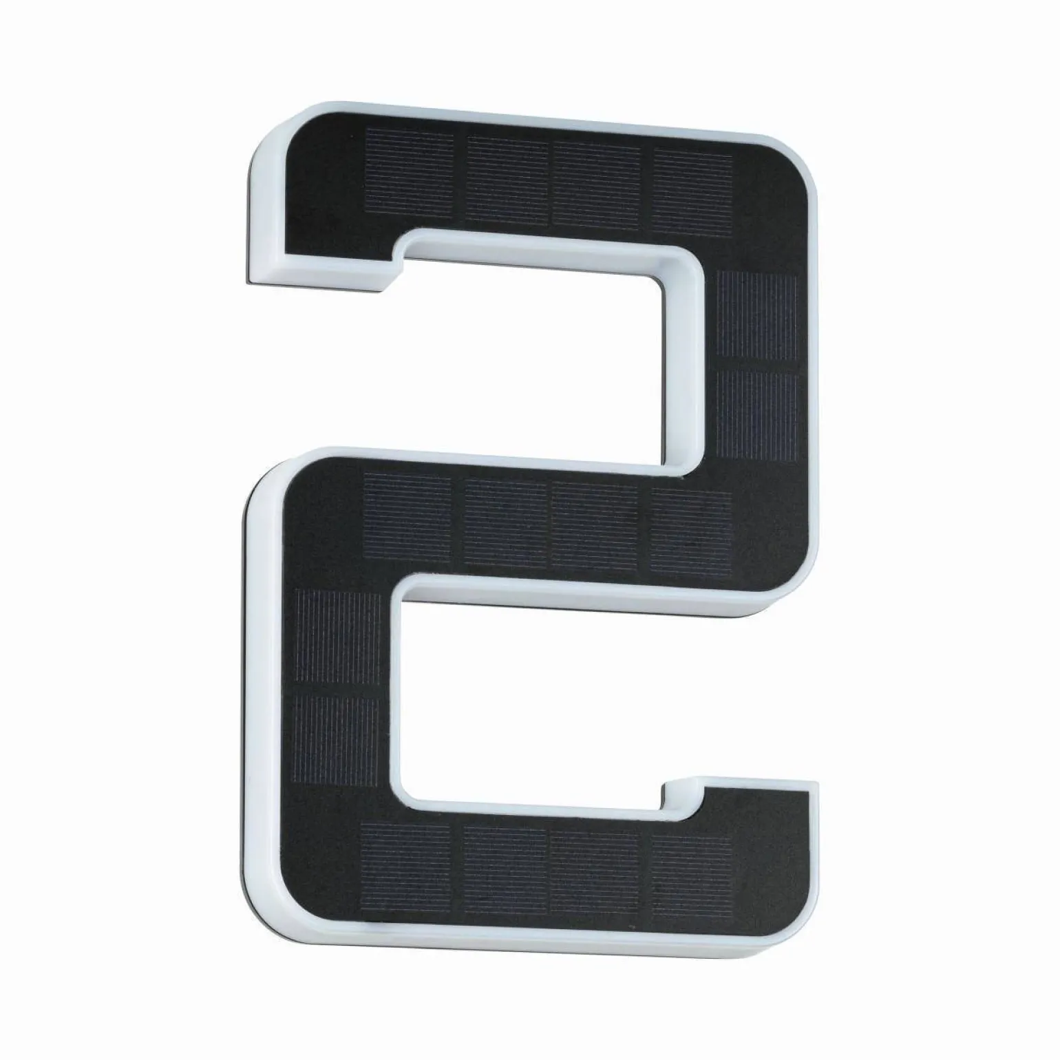 Outdoor Solar numer domu 2 3000K IP44 Wymienny akumulator (PL79843) - PAULMANN