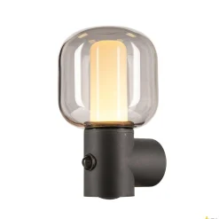 OVALISK WL Sensor, zewnętrzna oprawa ścienna LED, kolor antracytowy, przełącznik CCT, 3000/4000 K (1004679) - SLV